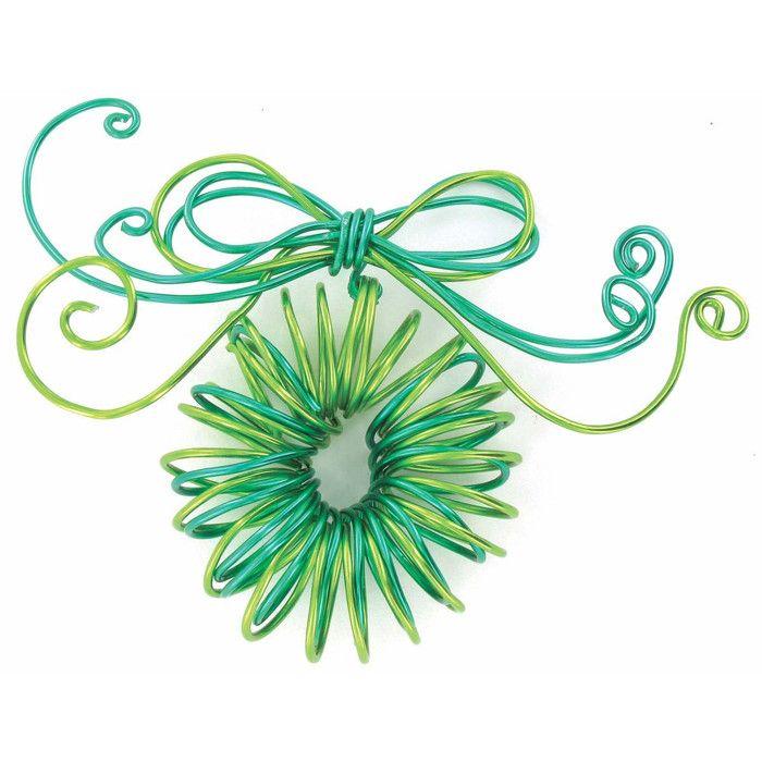 MégaCréa DIY - Fil aluminium Ø 2 mm x 2 mètres vert foncé