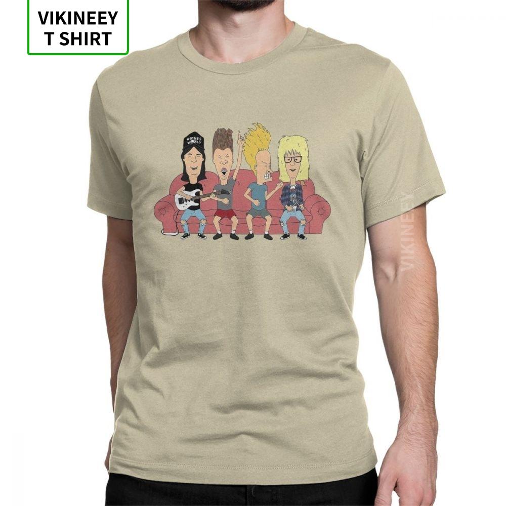 

Party On Butthead Beavis And Butthead T Shirt Man Design Tops Humor T-Shirt O-Neck 100% Cotton Tees 2020 New Male Camiseta 5XL різнокольоровий