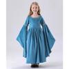 Halloween Children's Lord of the Rings Elf Children's Elf Princess Dress Medieval Court Dress Performance Costume