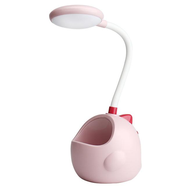 D2 Led Desk Lamp Bedside Lamp Bedroom USB Night Light Girl Dormitory Girl Heart Desktop Decoration Small Table Lamp Feeding Lamp