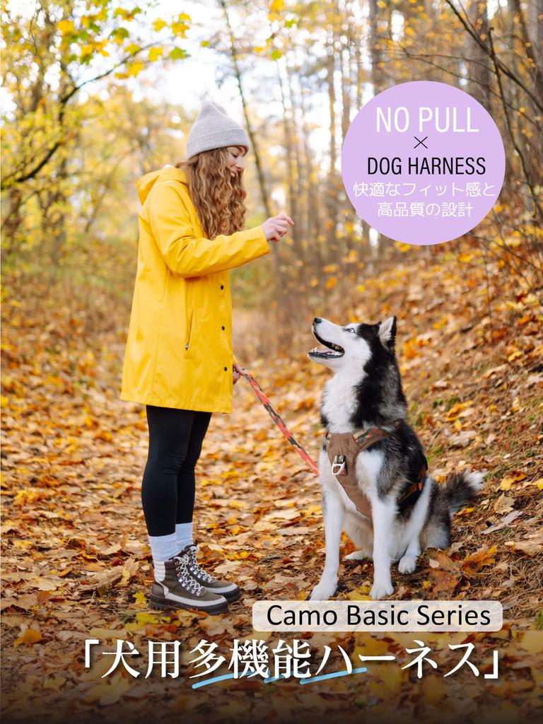 JC HOUSE Large Dog Professional Outdoor Training Walking Easy To Durable Harness for Labradors and Camouflage 3M Aviation Aluminum 150kg Weight