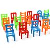 18 Piece Balancing Chair Set, Plastic  ing Toy, Fun Educational Game for Kids Ages 3+, Perfect for Parties and Family Reunions