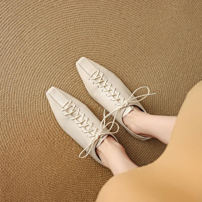 

Мода 2025 НОВЫЕ Осенние Женские Лоферы Натуральная Кожа Женская Обувь Квадратный Носок Массивный Каблук Обувь Женские туфли-лодочки Мягкая Женская Обувь 34 белый