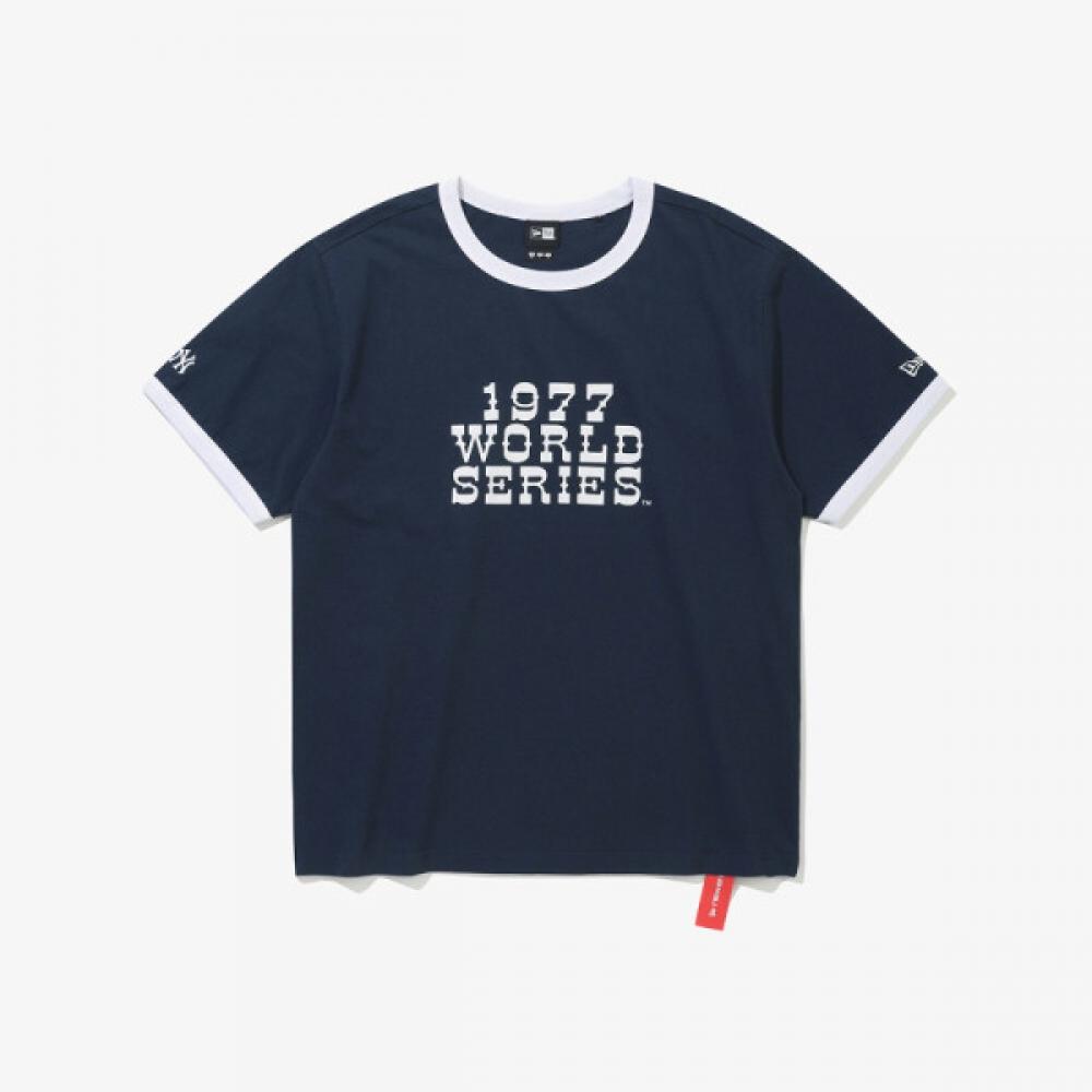 New Era New York Yankees World Series Ringer T shirT Navy XXL