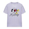Disney Womens/Ladies Funky Dance Mickey Mouse T-Shirt