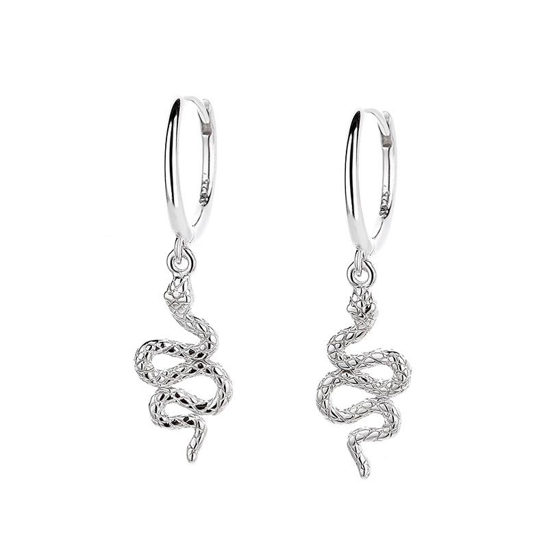 Plain Circle Simple And Generous Earrings Women'S Niche Design Sense Men'S Cross Love Ear Buckle Earrings Men