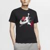 Air Jordan Jumpman Classics Logo Printed Short Sleeve TEE Men Black Men's CV1736-010