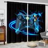 Cartoon Game Switch Controller Window Curtains Blinds For Living Room Kid's Bedroom Bathroom Kicthen Office Door Home Decor2Pcs