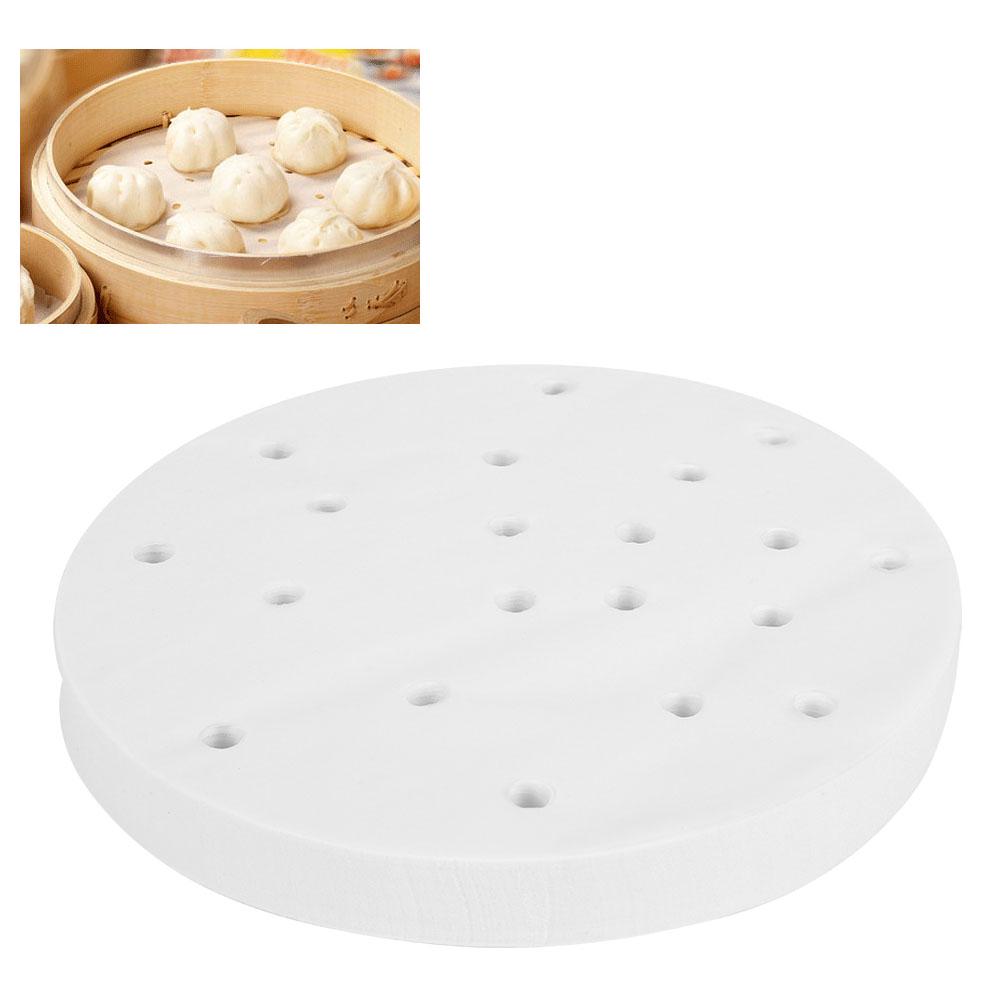 400PCS Steamer Cooking Paper Non Stick Under Steam Mat Liners for Restaurant Kitchen Use