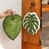 Leaf-Shaped Microfiber Creative Bathroom Towel | Hangable, Absorbent Towel for Bathroom, Dining, Kitchen