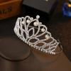 Bridal Crown Claw Chain Rhinestones Crown Dance Suit Dinner Accessories Birthday Party Adult Children Hair Comb Headband