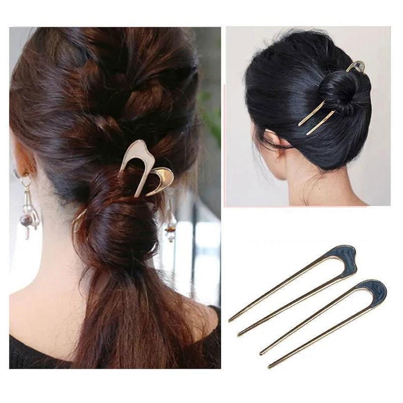 Haarspange Chignon Haargabel Haarnadeln Frau Party Französische Haarnadel Haarnadeln Damen XYZJ03