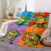 1Pc Teenage Mutant Ninja Turtles Blanket Soft And Comfortable Casual Warm Camping Travel Christmas Halloween Xmas Gift M924137