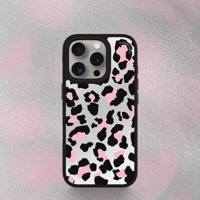 Pink Silver Leopard for Mobile Phone Case for IPhone16promax for 14 for Apple 15 Protective Case Niche Creative Art