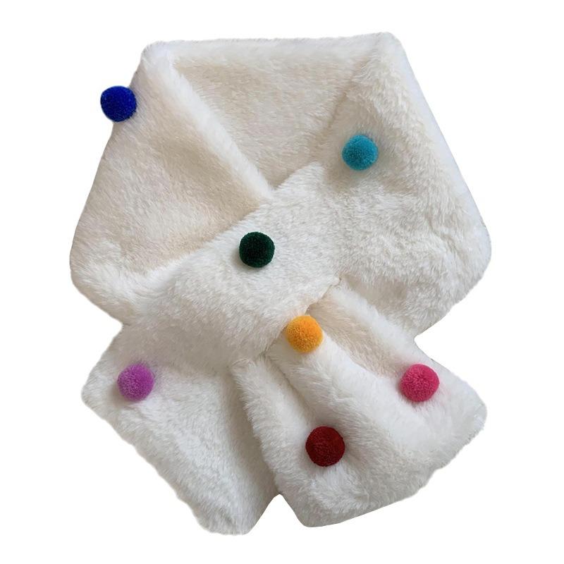 Christmas scarf scarf winter warm new velvet thickened warm fluffy scarf scarf