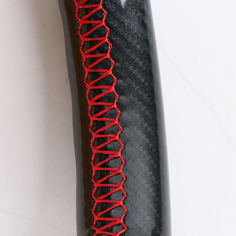 ize Carbon Fiber Leather Car Steering Wheel Cover For Mazda CX-3 CX3 CX-5 CX5 2017 2018 Mazda 6 CX-9 Suede Car Accessories