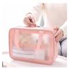 New Transparent Makeup Pack 6 Pcs Set PVC Wash Storage Bags Bath Swimming Beach Bag PU Matte Skincare Sorting Bag