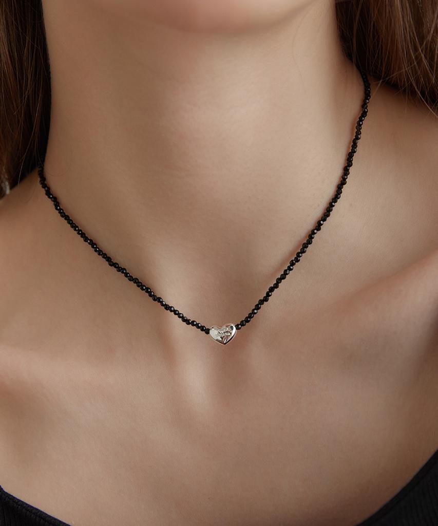 Tatiana (Silver 925) Sweetheart Bead Necklace Nz2135