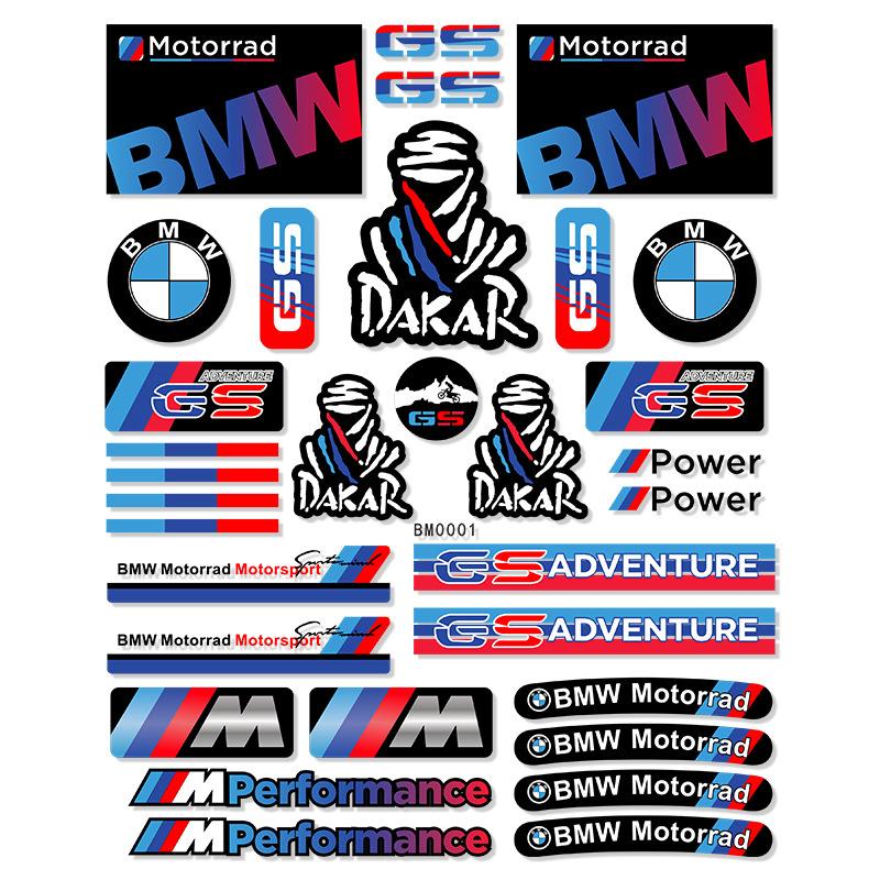 Motorcycle Helmet Car Body Fuel Tank Decorative Reflective Stickers For BMW M E46 E36 E34 F10 E90 F30 E60 F30 E53 E30 E92 E87 FX0