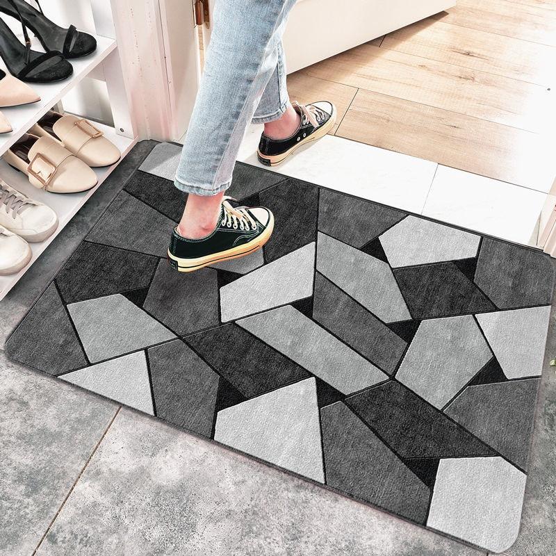 Home Indoor Floor Mat for Bathroom Toilet Bedroom Entryway Doorway House Decoration Soft Washable Durable Rug for Living Room