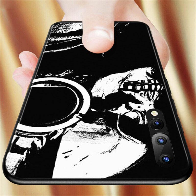 Czaszka Ponurego Żniwiarza Szkielet Dla Samsunga Galaxy A40 S A30 S A2 A20E A20 S A10S A10 E A90 A80 A70 S A60 A50S Czarny Miękki Pokrowiec na Telefon