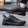 Fashion Summer Men's New Mesh Strap Tennis Sports Running Shoes Large Breathable Work and Leisure Vulcanized Shoes Zapatillas Hombre