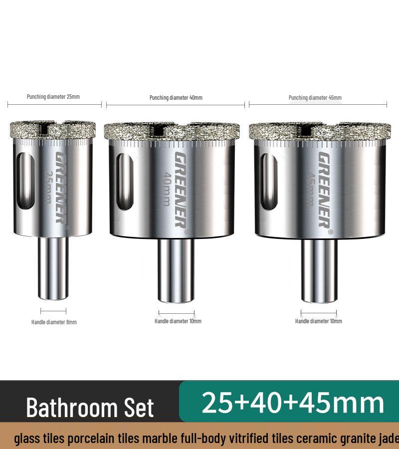 Green Forest Diamond Drill Bit for Tiles, Glass & Marble