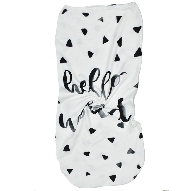 2Pcs/Set Newborn Swaddle Blanket Baby Cocoon Sleeping Bag Muslin Wrap Headband