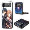Anime Sword Art Online SAO Phone Case for Samsung Galaxy Z Flip7 Flip6 5G Flip4 Flip5 Flip3 Black Hard Cover Z Flip 7 6 5 4 3 Co