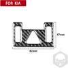 Real Carbon Fiber Accessories Decals Car Hazard Light Frame Panel Cover Compatible with KIA Forte K3      2024 Carbon Fiber Interior Trim Sticker