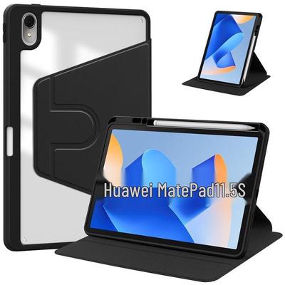 Husă compatibilă Huawei MatePad 11.5S Rotativă Ultra-Subțire din Piele Acrilică cu Slot pentru Stilou