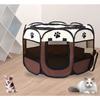 Foldable Octagonal Pet Tent Kennel - Detachable Fence Dog Cat Cage Summer Outdoor Shelter & Puppy/Cat Delivery Room Pet Fences