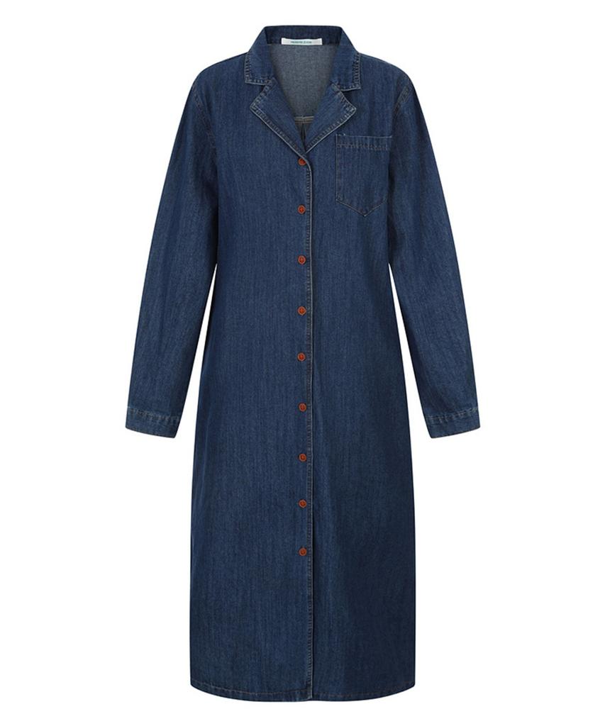 MESENSE Belted Denim Dress_Mb49Dom301A