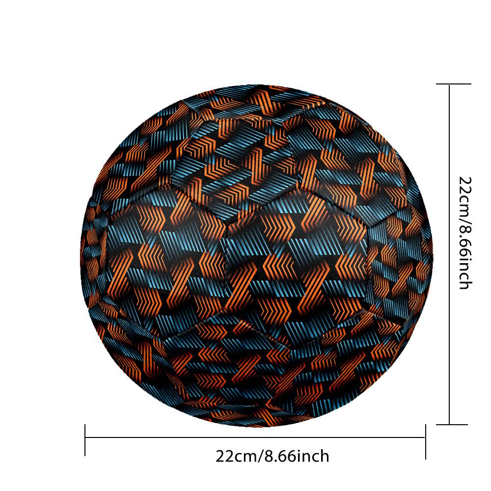 1pc Geometric Arrow Theme Soccer Ball Football, Size 5, Lightweight PVC, Outdoor Training Soccer Ball,Gift j60410
