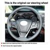 DIY Car Steering Wheel Cover For Toyota Camry 2015 2016 2017 Avalon 2013 - 2018