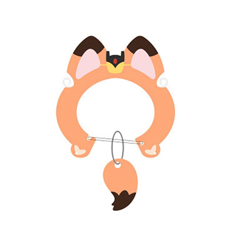 Cartoon Cute Musical Notes Carabiner Acrylic Keychain Pendant Creative Backpack Hanging Decoration Accessories Holiday Gifts