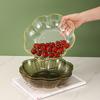 Fruit Plate Household Living Room Coffee Table Fruit Plate Candy Snack Plate Large Light Luxury High-End 1632