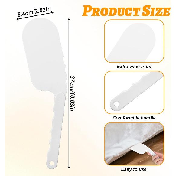 Bed Sheet Tucker Tool, 10.6 in Mattress Lifter Tool, Long Handle Sheet Tucker, Arthritis-Friendly Easy Mattress Lifter Bed Sheets Wedge to Help