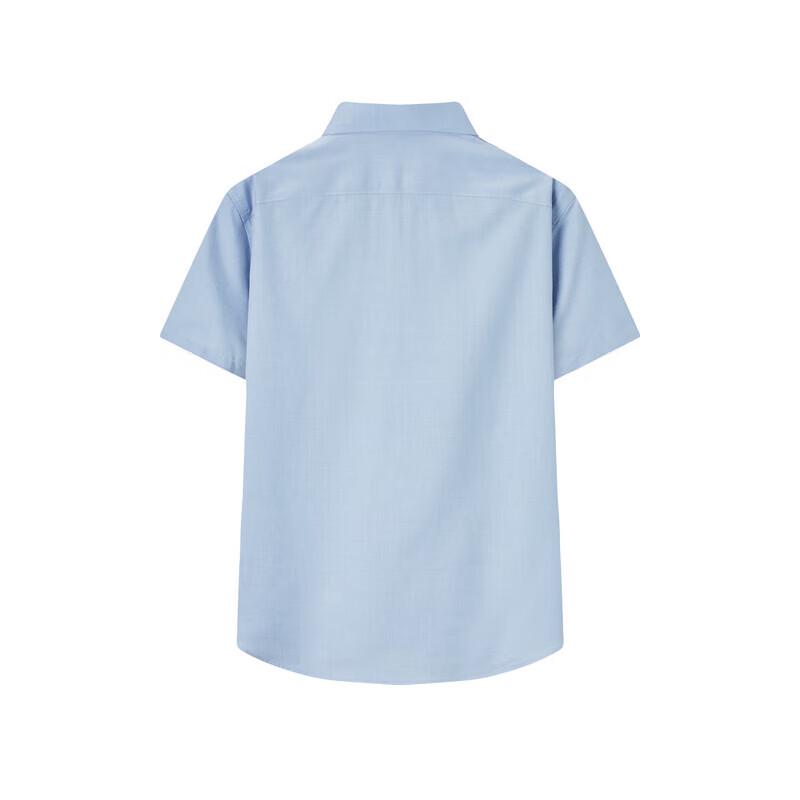 Joeone Men's DP Non-Iron Tencel Linen Short Sleeve Formal Shirt