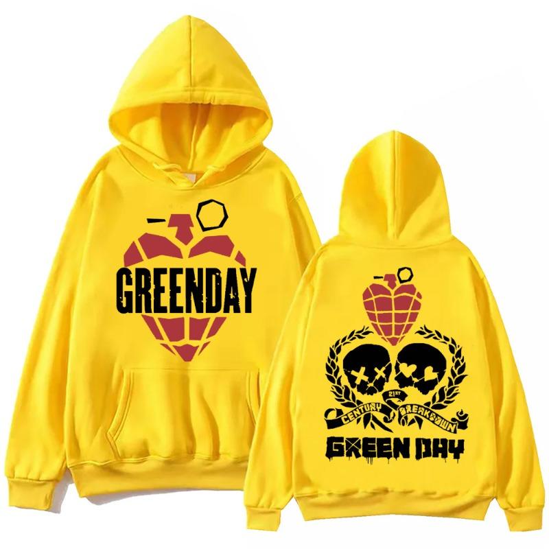 Green Day World Tour Hoodie Men Women Sweatshirt Print Unisex Streetwear Style Autumn Winter Fashion Tops Clothes