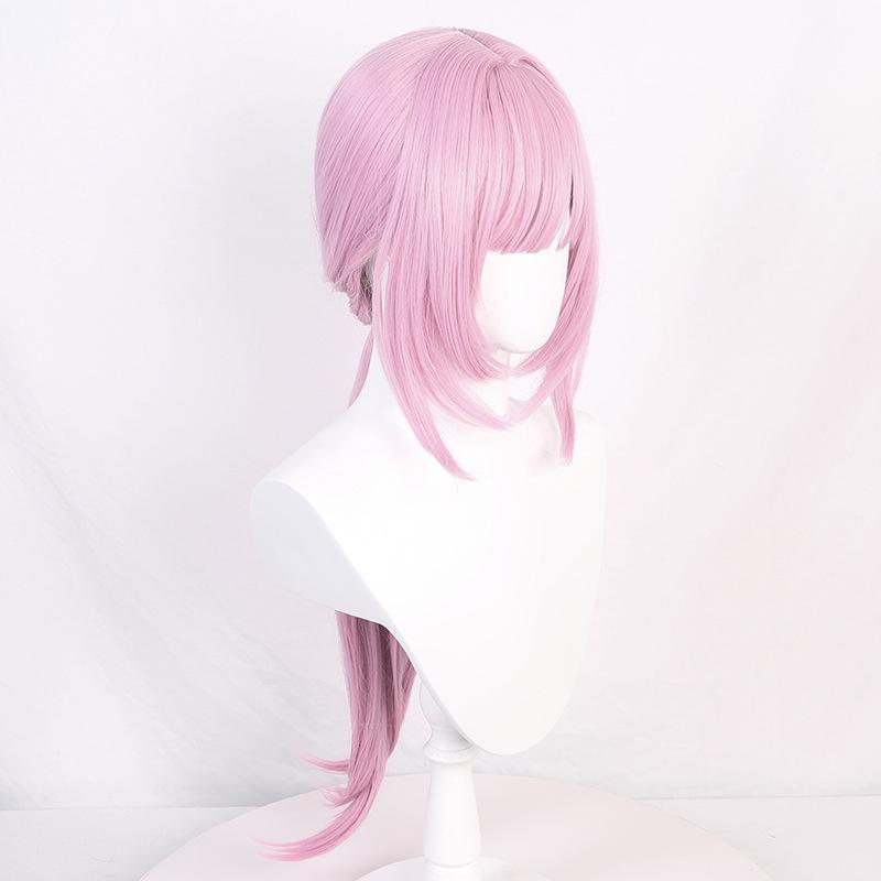 

2 стиля Elysia Косплей Парик Аниме Impact 3 Elysia Длинный розовый с челкой Термостойкие синтетические волосы Хэллоуин Парики + парик Шапочка One Size