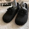 New Soft Flat Cotton Shoes with A Versatile, Fleece, Warm Round Toe