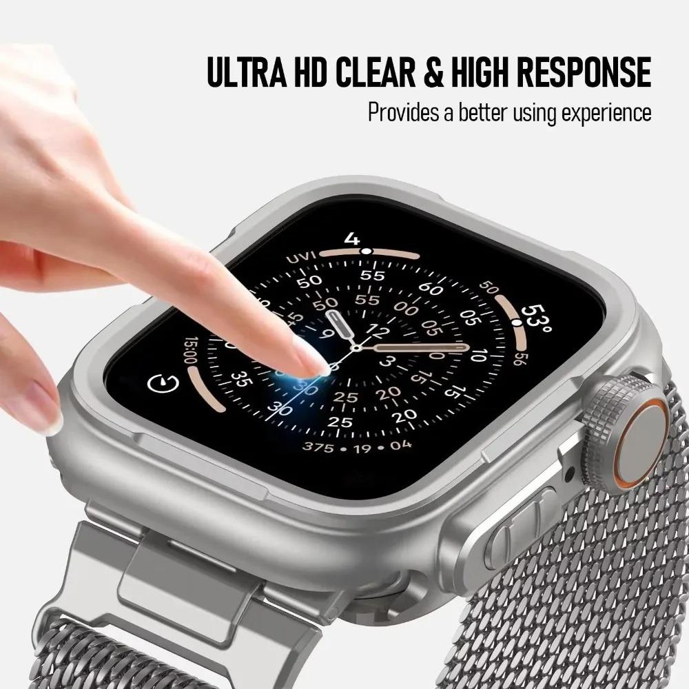 Metalowa obudowa do Apple Watch Ultra 3 49mm Seria 11 10 46mm Aluminiowa ramka zderzaka do iwatch 9 8 7 6 5 SE3 45mm 44mm Pokrowiec ochronny
