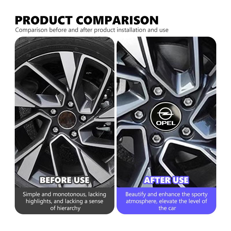 Do Opel Kołpaki Środkowe Kół Oryginalne Pokrywy Kołpaków Naklejka na Koło ADAM ASTRA J K CORSA E INSIGNIA MOKKA VIVA Meriva