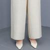 Casual Black Wide Leg Pants for Women Summer Clothes Plus Size High Waist Woman Trousers