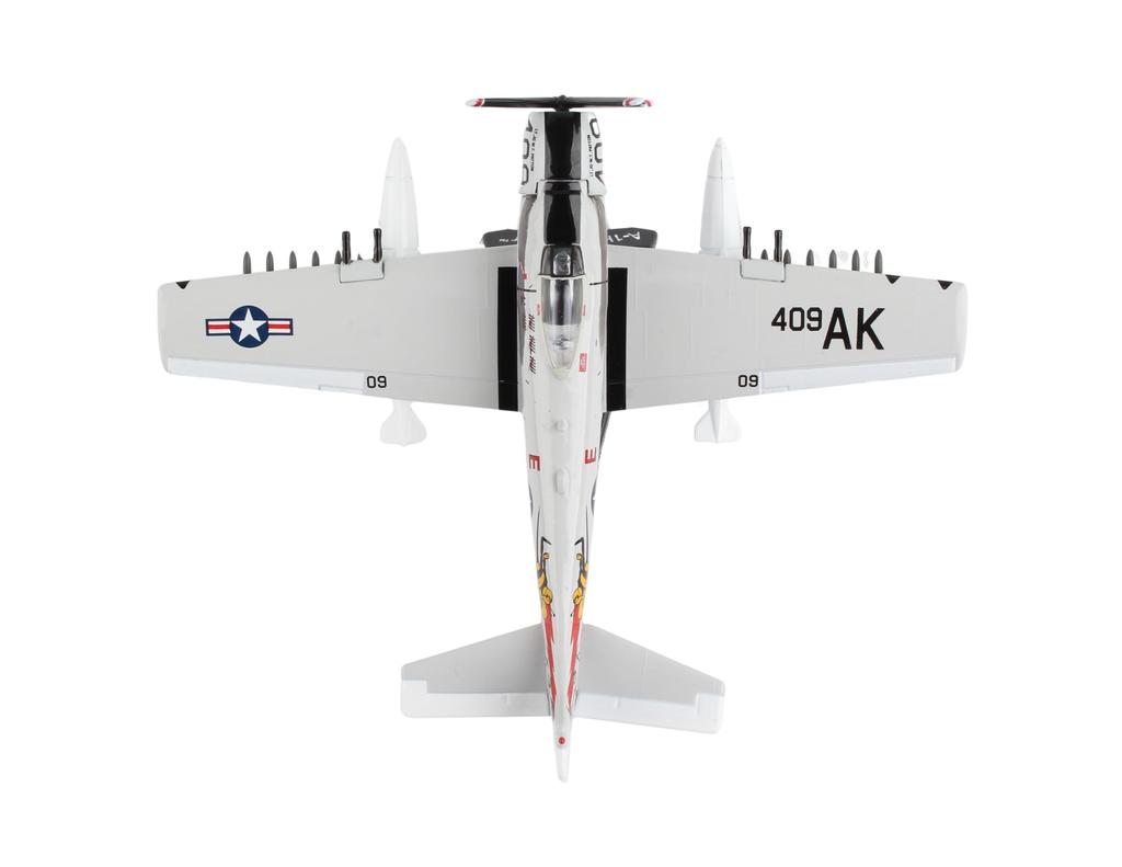 POSTAGE STAMP Douglas Skyraider US Navy PAPOOSE FLIGHT Finished Model A-1H PS5364-3