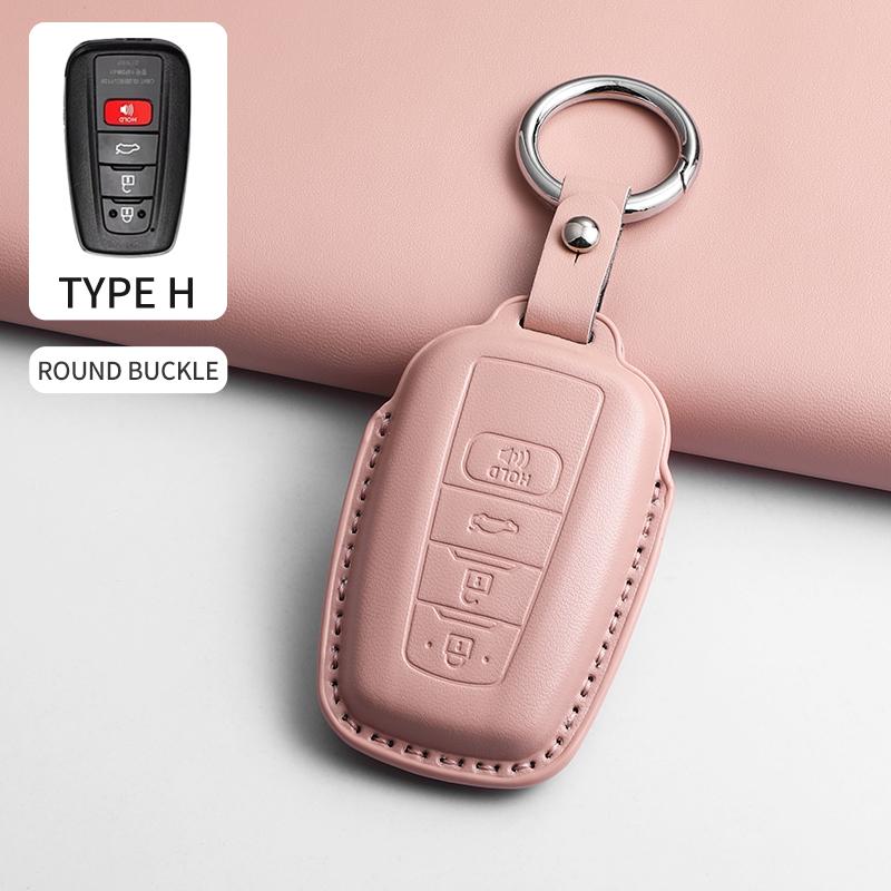 

Car Key Case Cover For Toyota Chr Camry Rav4 C-Hr Corolla Highlander Prius Land Cruiser Prado Car Remote Key Case Decoratives