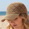 Mode Verstelbare Zomer Zon Hoeden Ademende UV Bescherming Stro Strand Hoeden Buiten Strand Cap Voor Vrouwen