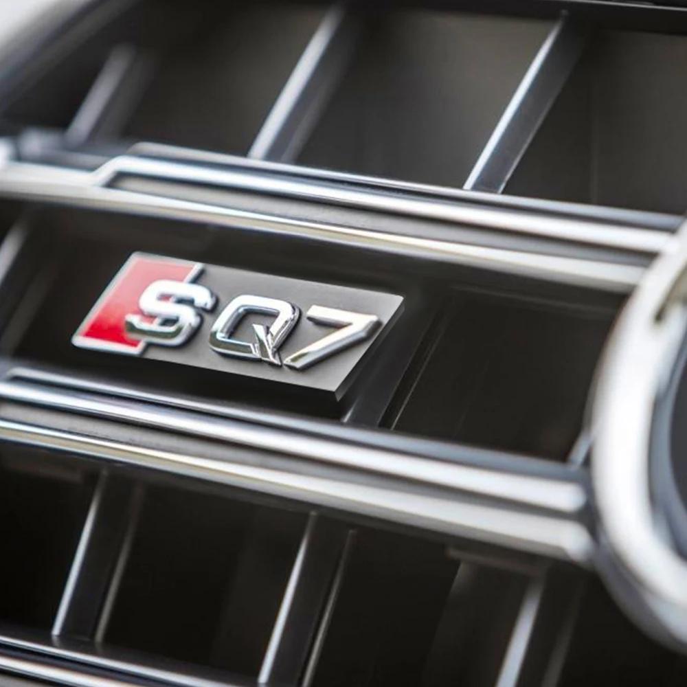 3D ABS Motorhauben Frontgrill Aufkleber ABS SQ3 SQ4 SQ5 SQ6 SQ7 SQ8 Emblem Dekoration für 9s A4 B5 B6 B7 B8 A3 A6 A5 A7 A8 Q3 Q7 TTs9