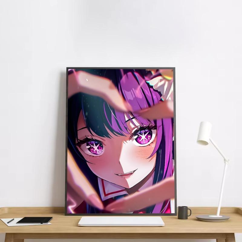 

Аниме О-Оши Но Ко Хосино Ай Постер HD арт липкий на стену водонепроницаемый для дома гостиной бара украшение 21cm×30cm NoFrame